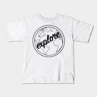 Explore World Kids T-Shirt